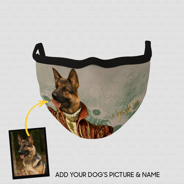Personalized Dog Gift Idea - Royal Dog's Portrait 35 For Dog Lovers - Cloth Mask